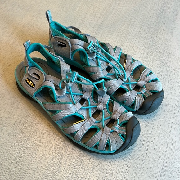 Keen Shoes - Keen Women’s Teal Gray Sandal‎ Water Shoe Size 7
